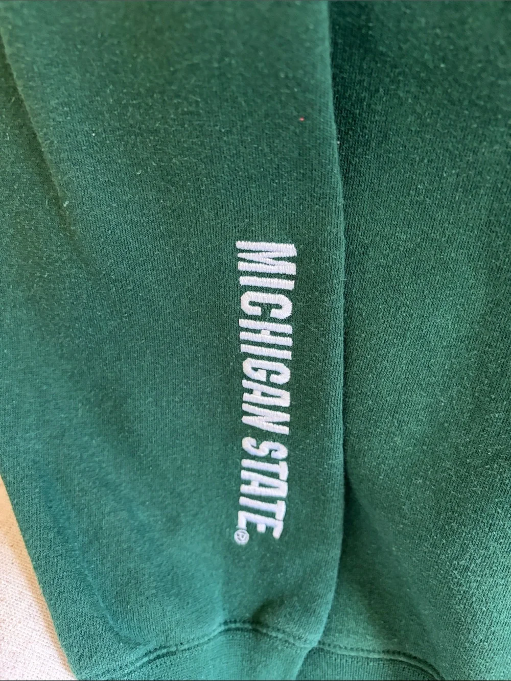 Men's Michigan State Green Quarter-Zip crew neck Pullover